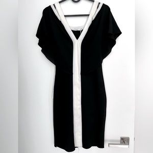 Black and white Zara dress